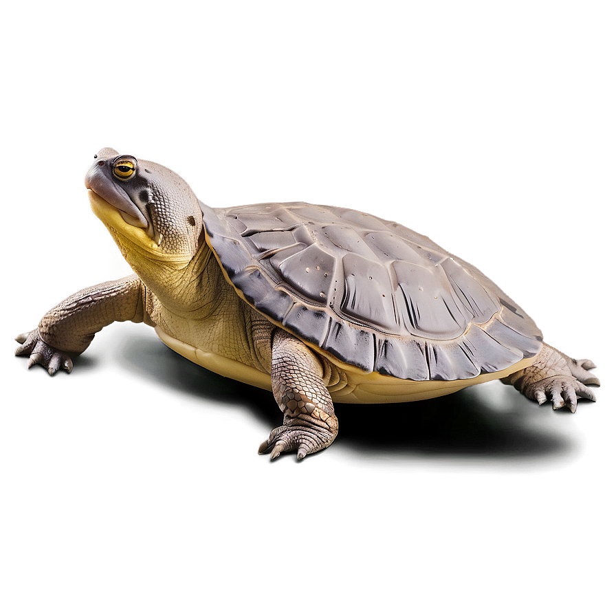 Softshell Turtle In Mud Png Act18 PNG