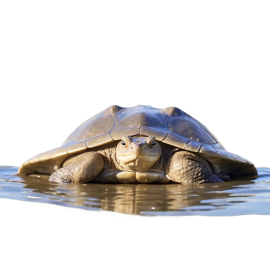 Softshell Turtle In Mud Png Mgn PNG