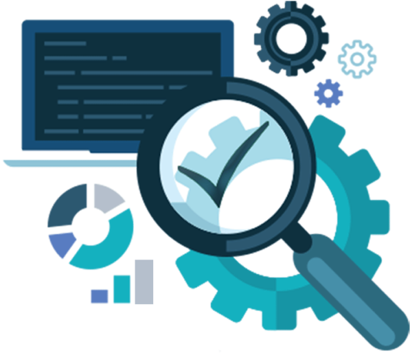 Software Analysis Concept Illustration PNG