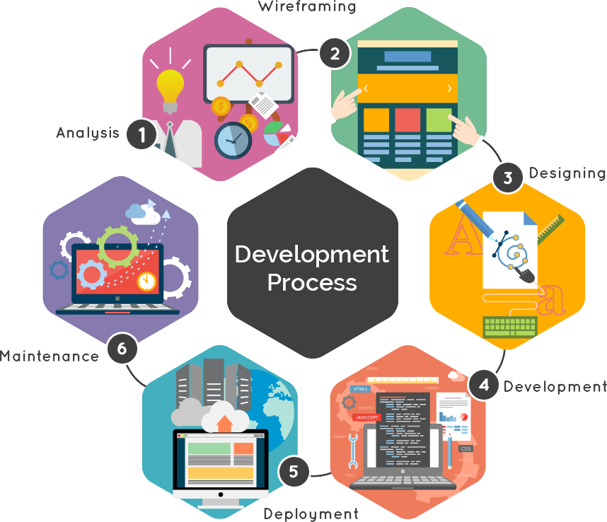 Software_ Development_ Lifecycle_ Infographic PNG