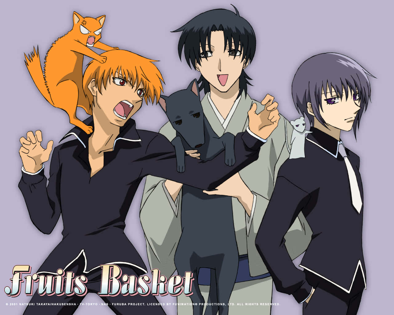 Sohma Brothers Fruits Basket Anime Poster Wallpaper