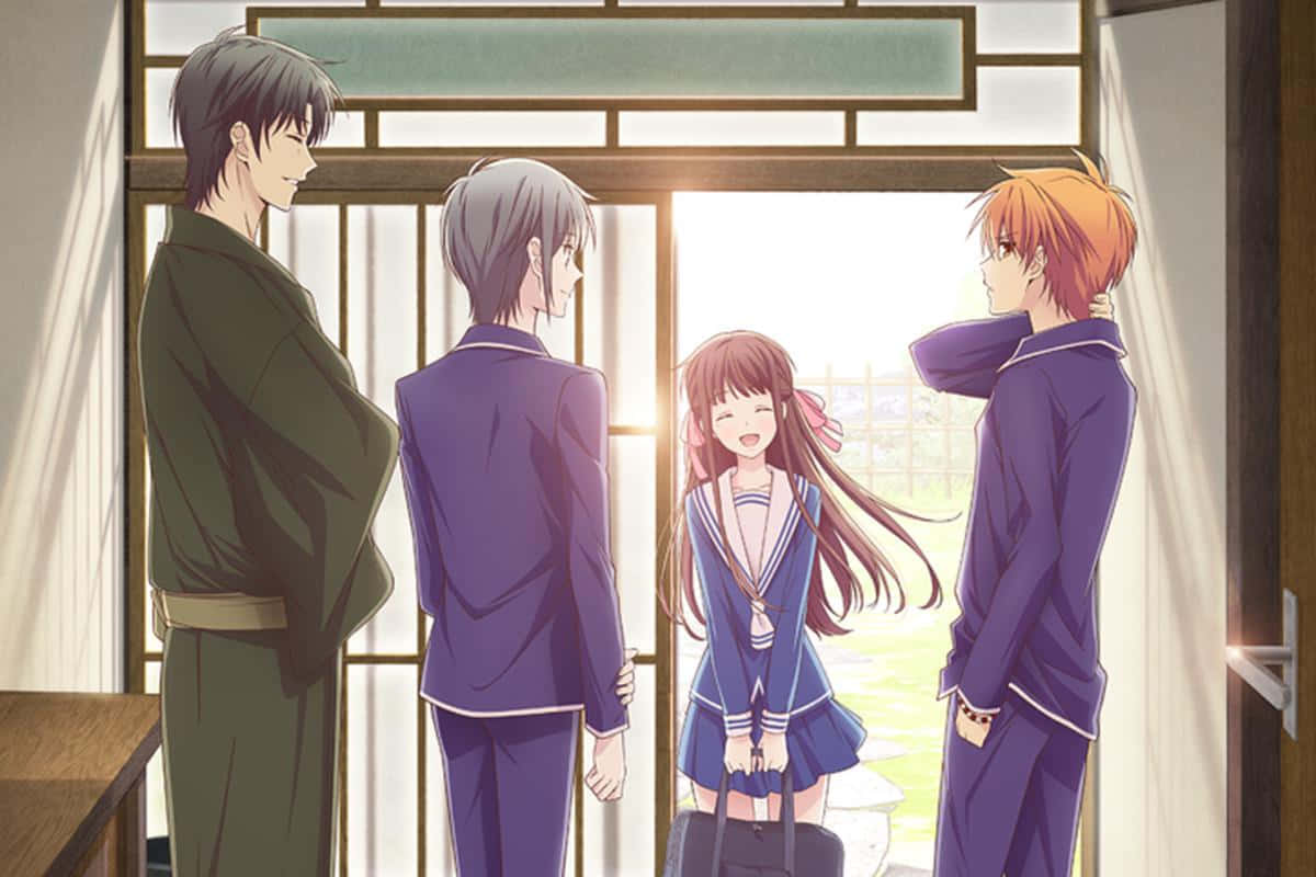 Sohma Brothers With Tohru Fruits Basket Anime Wallpaper
