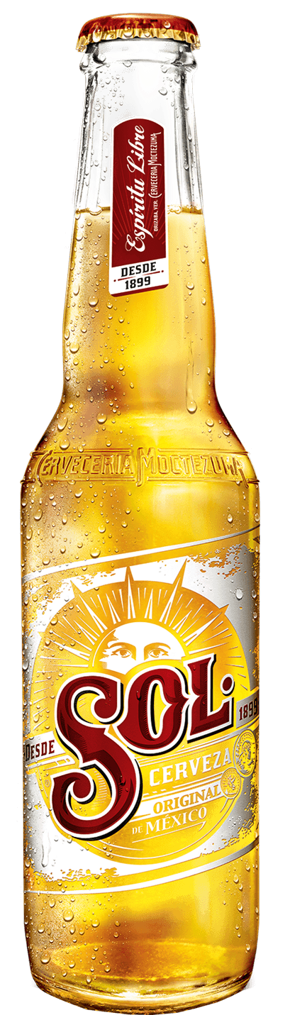 Sol Cerveza Bottle Condensation PNG