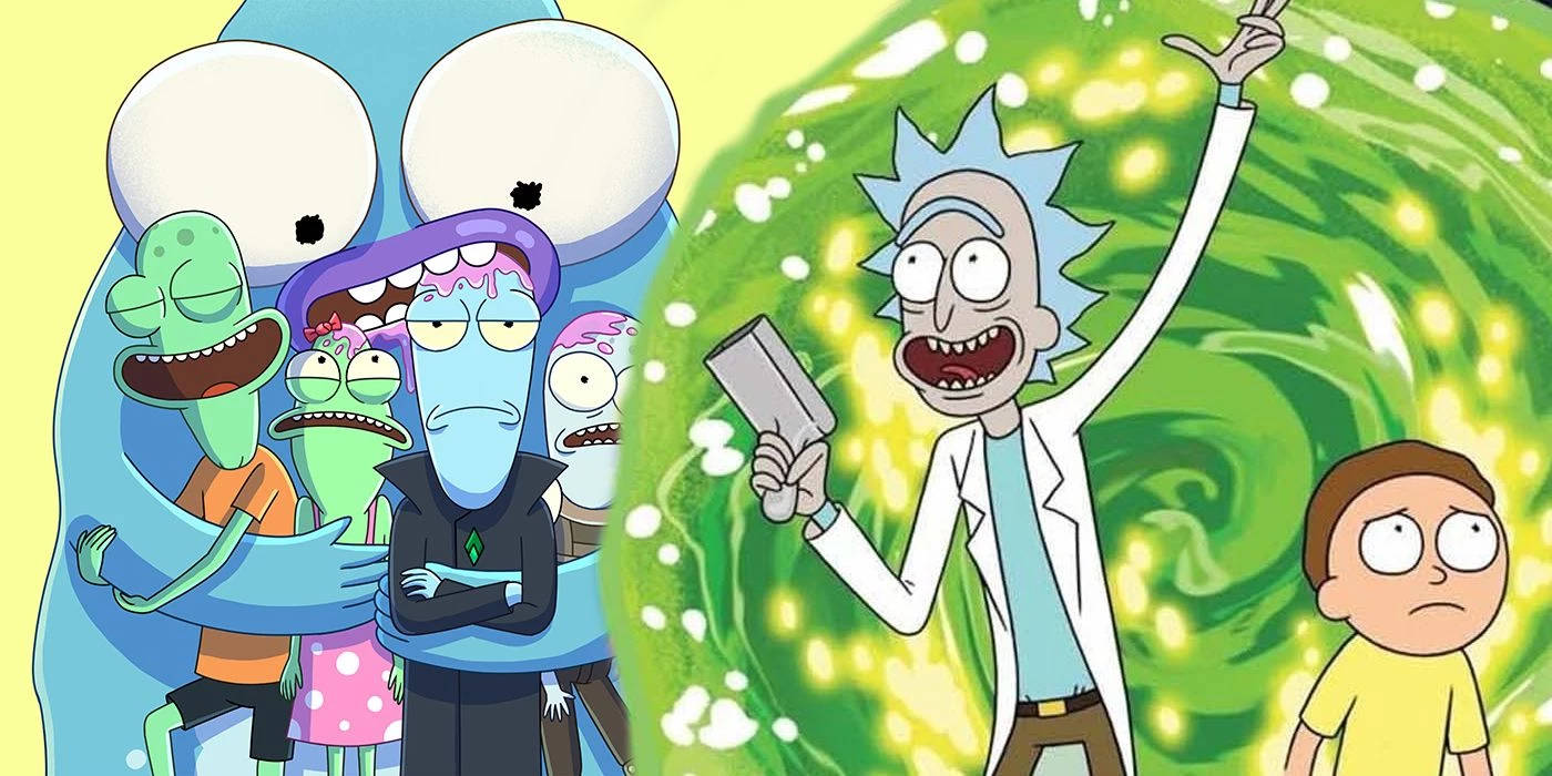 Solar Opposites Rick And Morty Portal Background