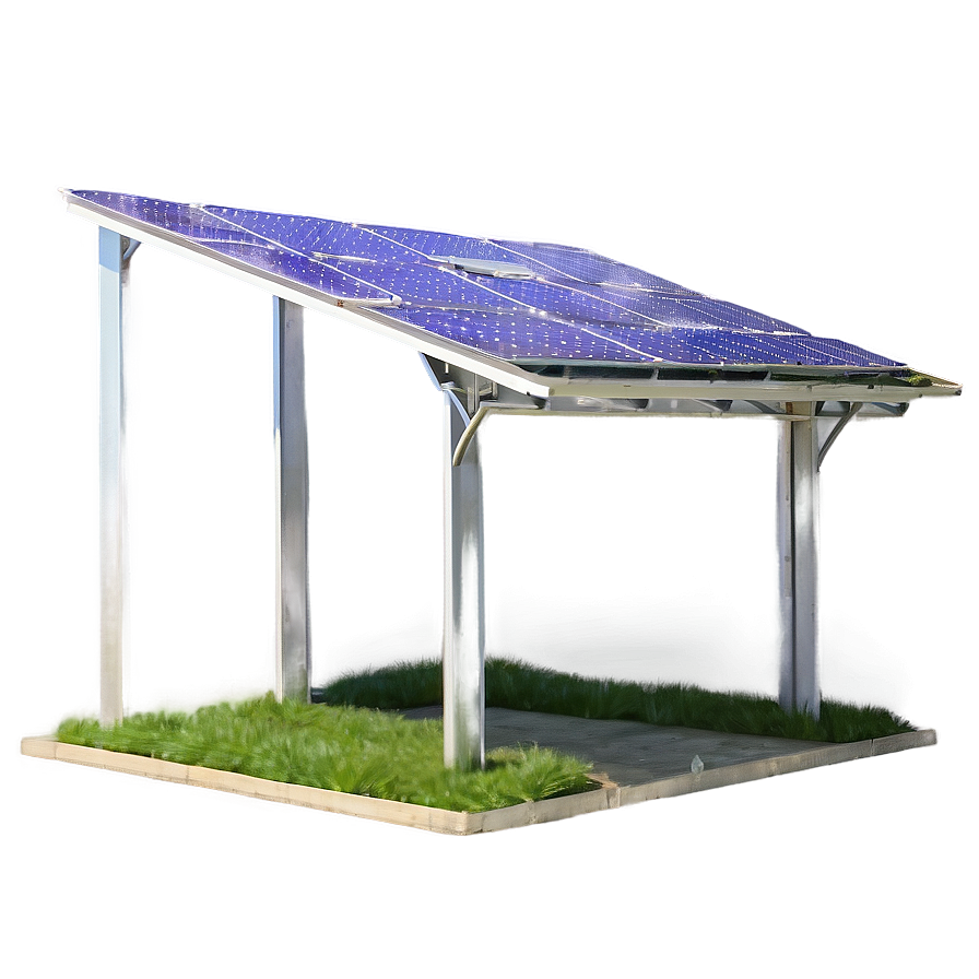 Solar Panel Carport Png 05242024 PNG