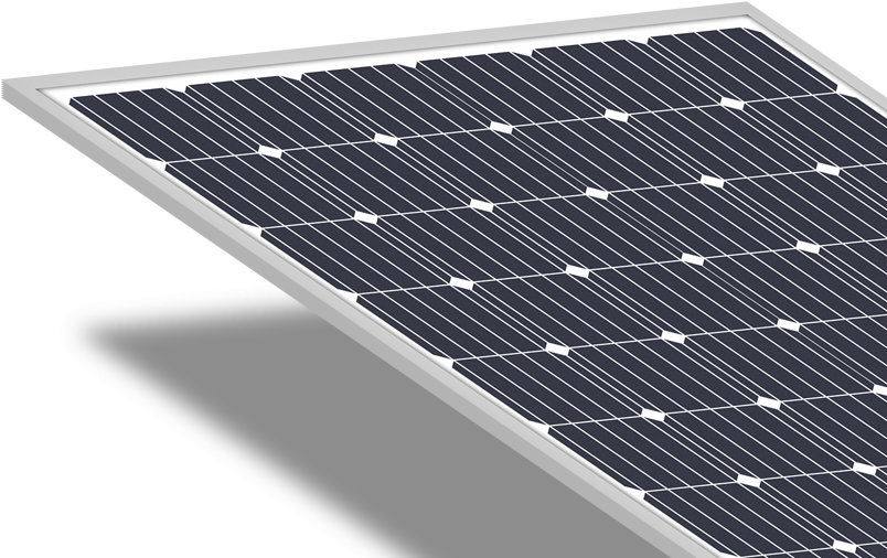 Solar Panel Close Up Illustration PNG