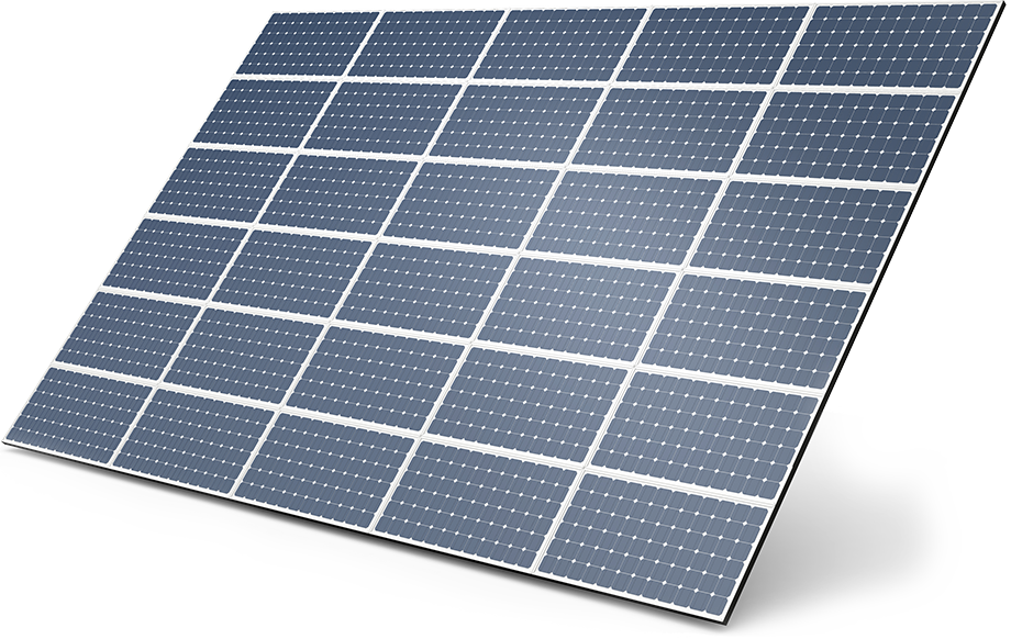 Solar Panel Isolatedon White PNG