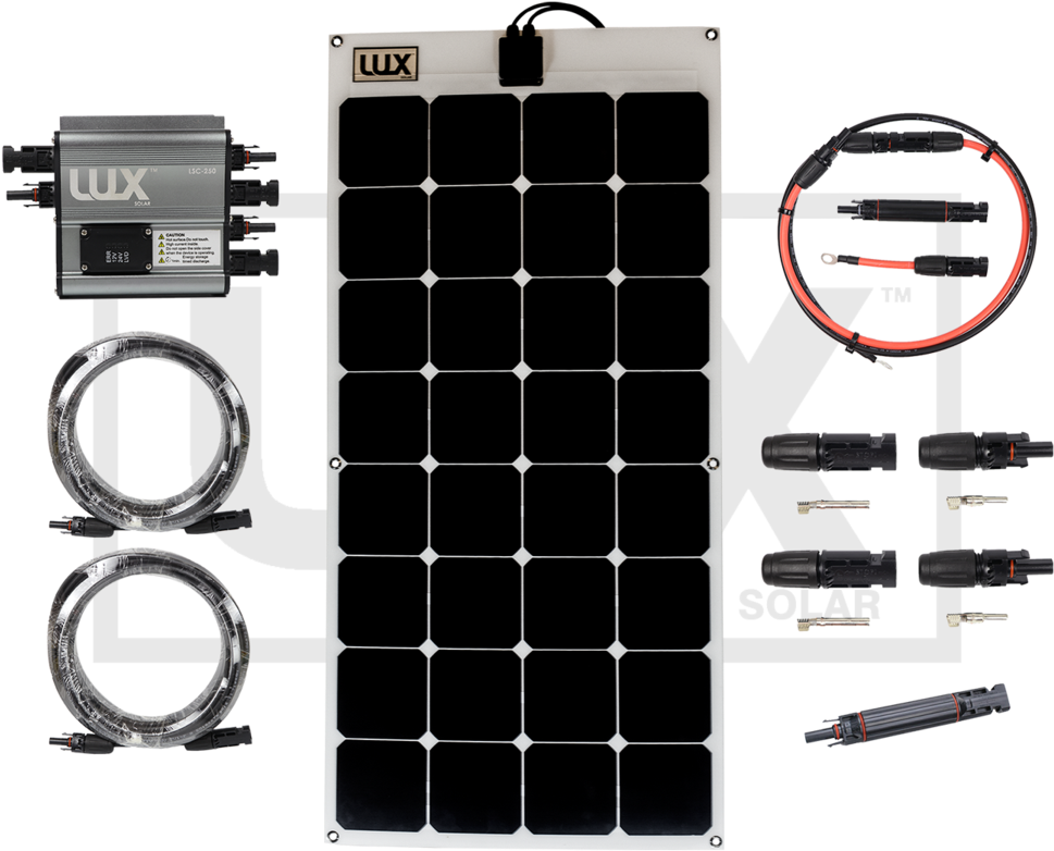 Solar Panel Kitwith Accessories PNG