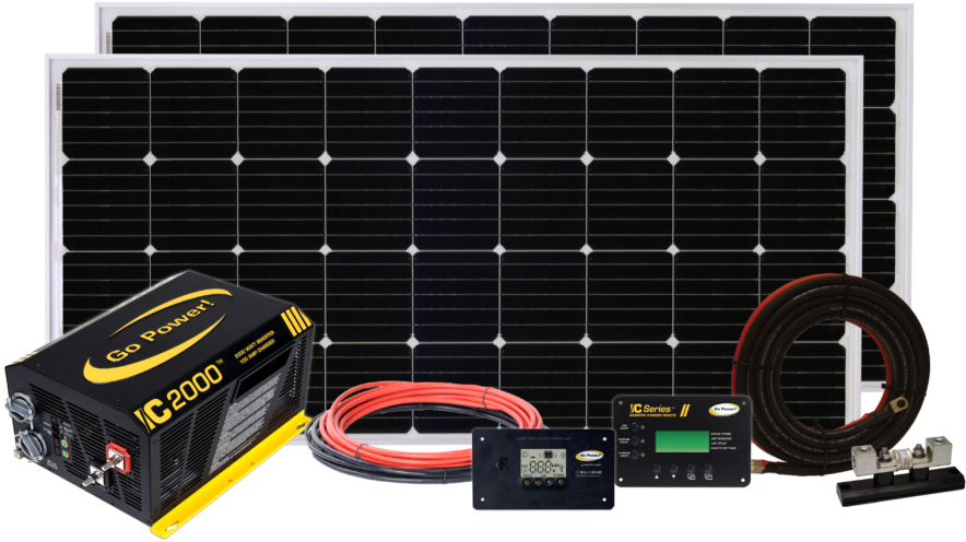 Solar Panel Kitwith Inverterand Accessories PNG