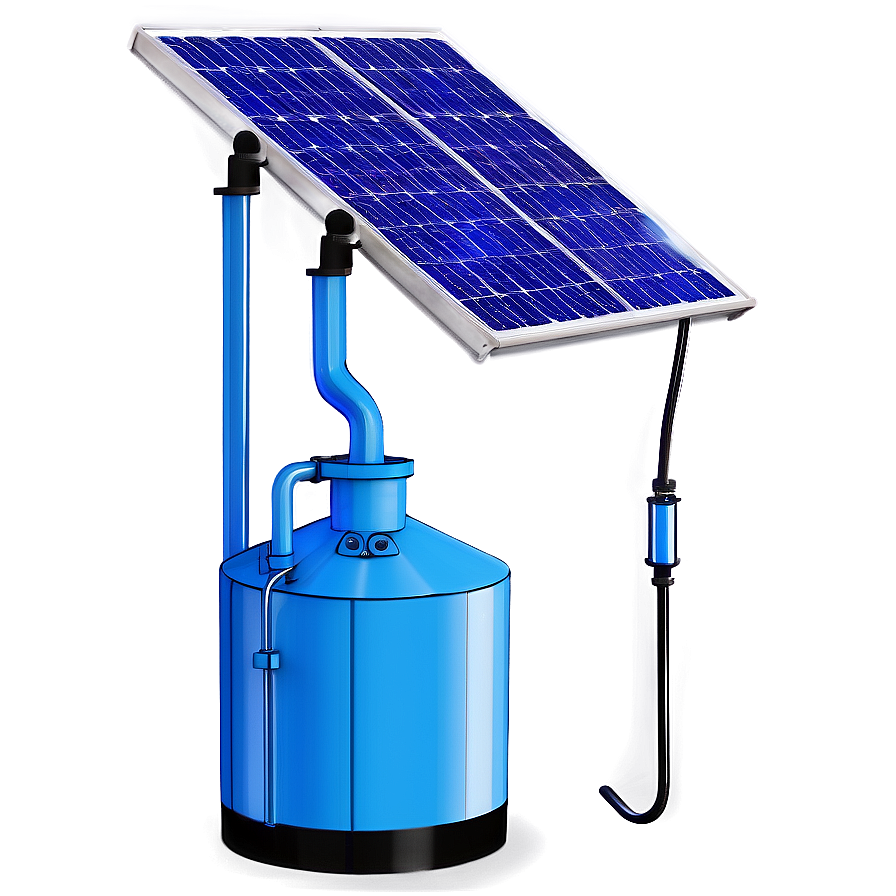 Solar Panel Water Pump Png 64 PNG