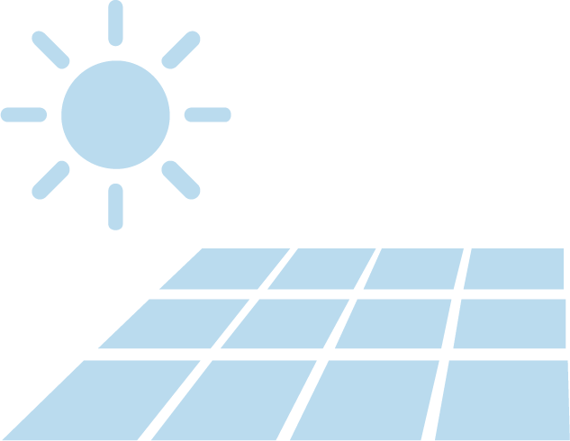 Solar Panelsand Sun Icon PNG