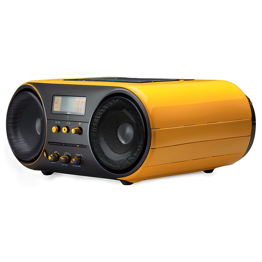 Solar Powered Boombox Png Nhm PNG