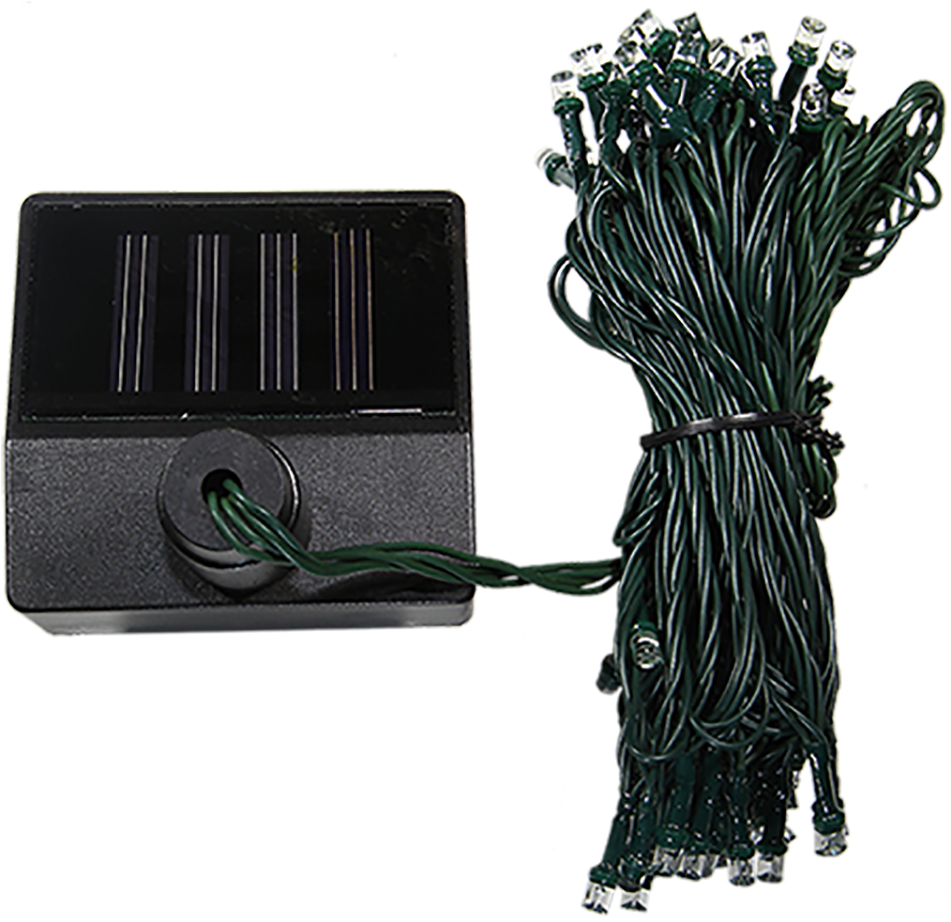 Solar Powered L E D String Lights PNG