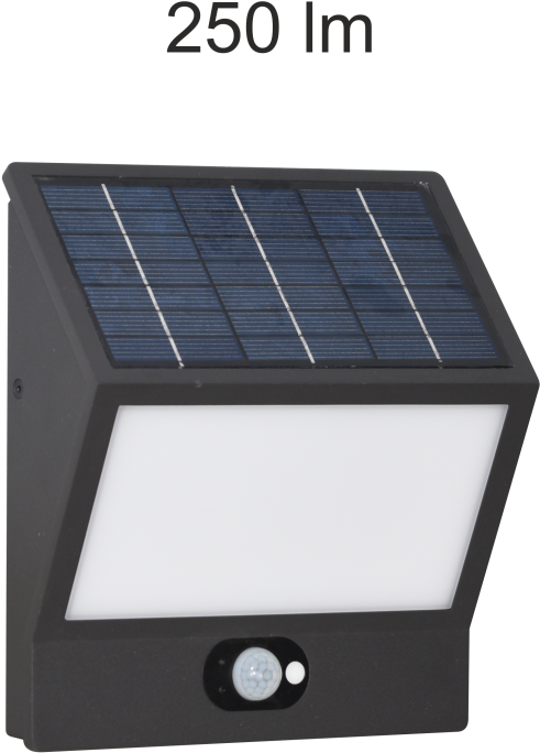 Solar Powered L E D Wall Lightwith Sensor PNG