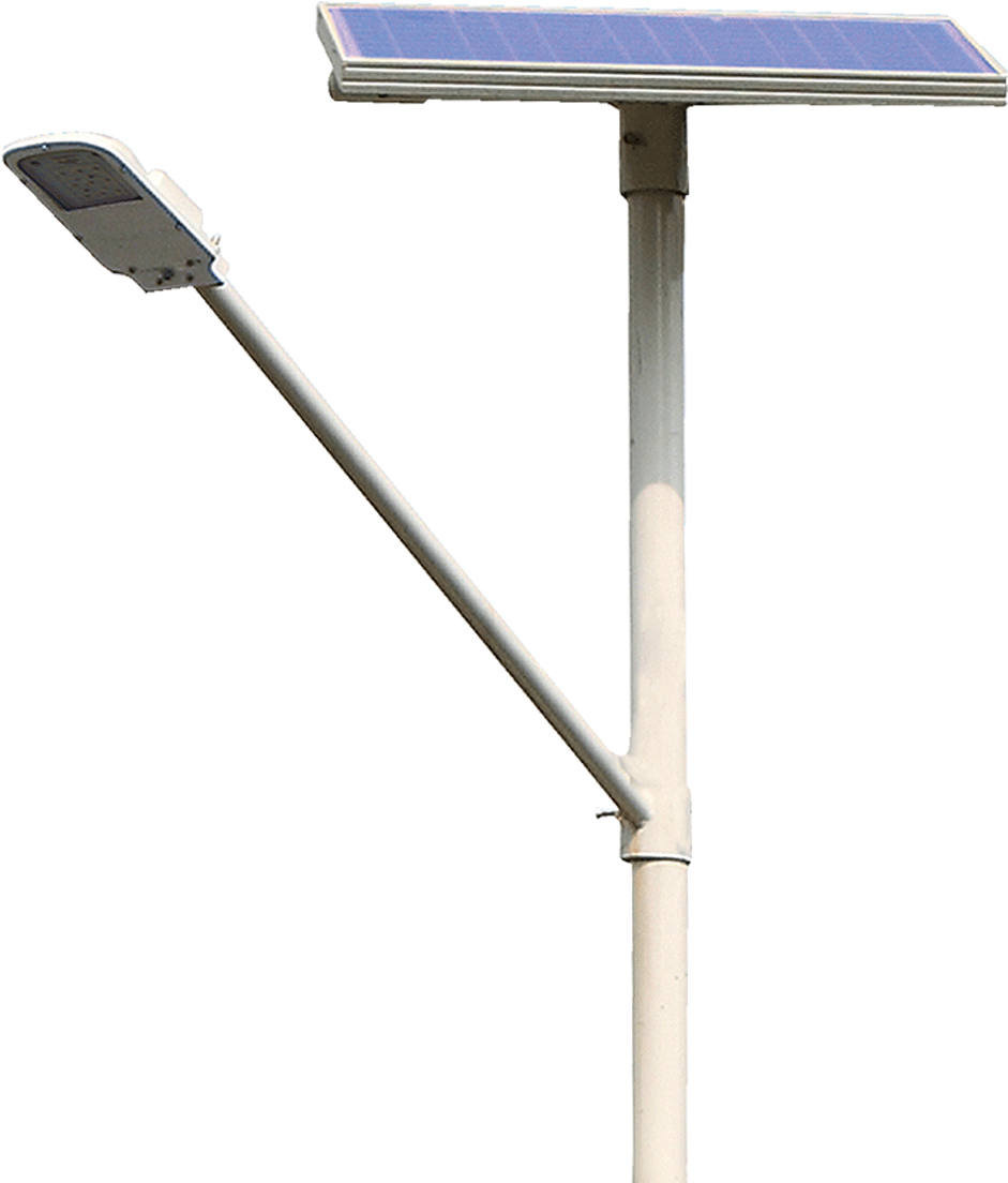 Solar Powered Street Lamp PNG