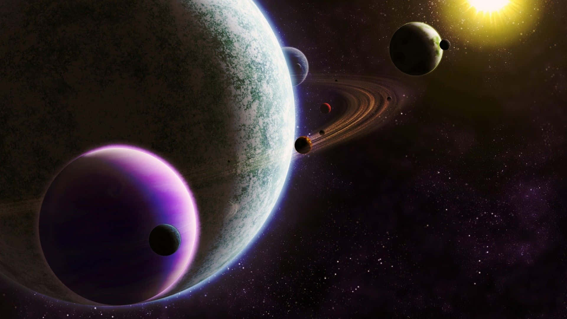 Einbild Des Sonnensystems.