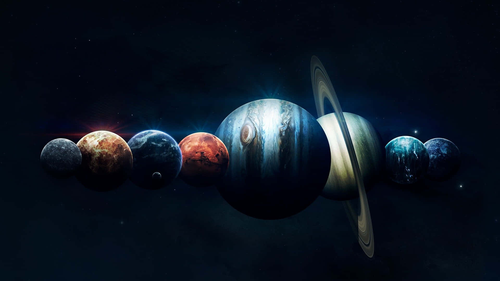 Ilbellissimo E Affascinante Sistema Solare