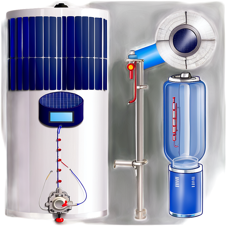 Solar Water Heater Efficiency Png 06262024 PNG