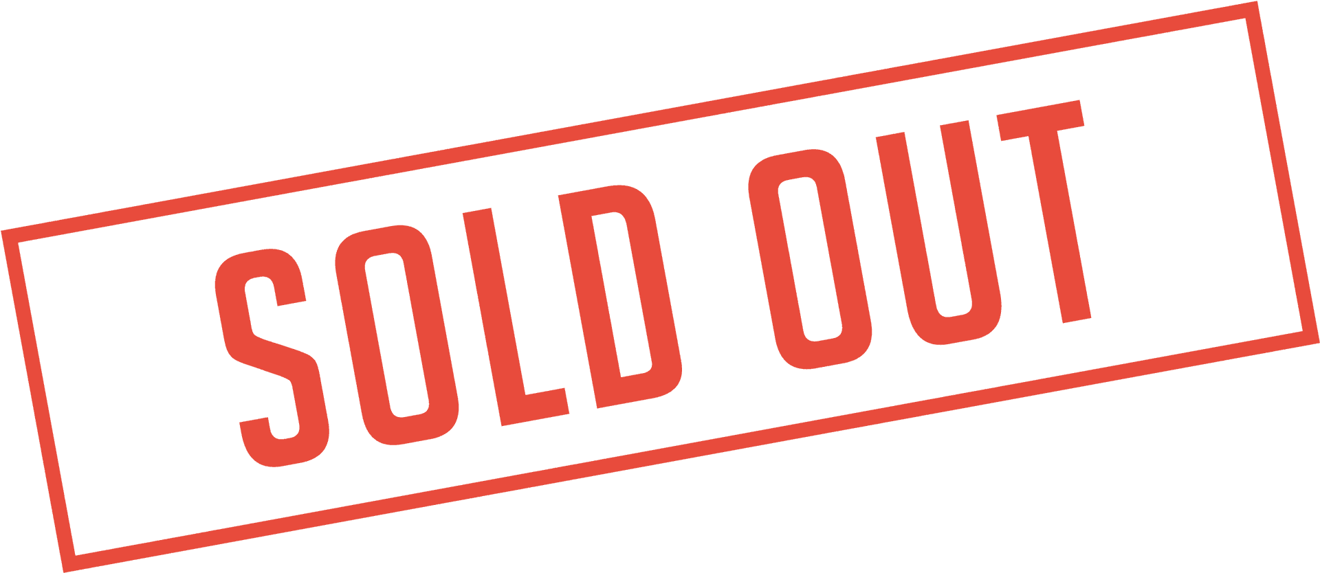 Sold Out Sign Graphic PNG
