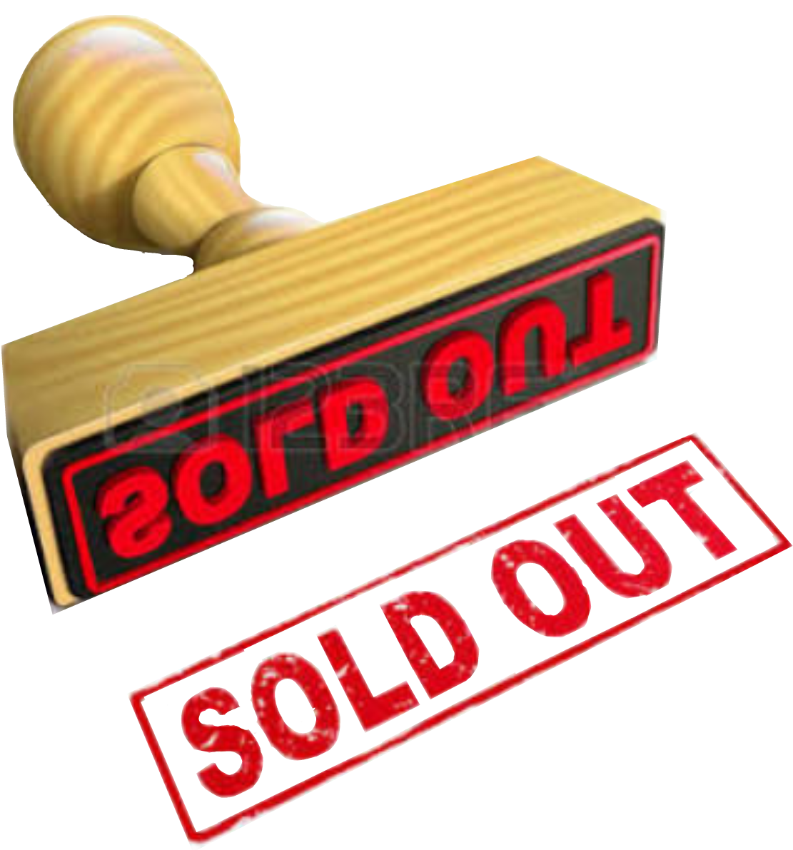 Sold Out Stampand Impression PNG