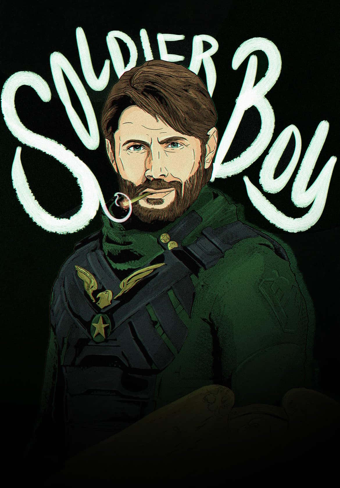 Soldier_ Boy_ Illustration_ Profile Wallpaper