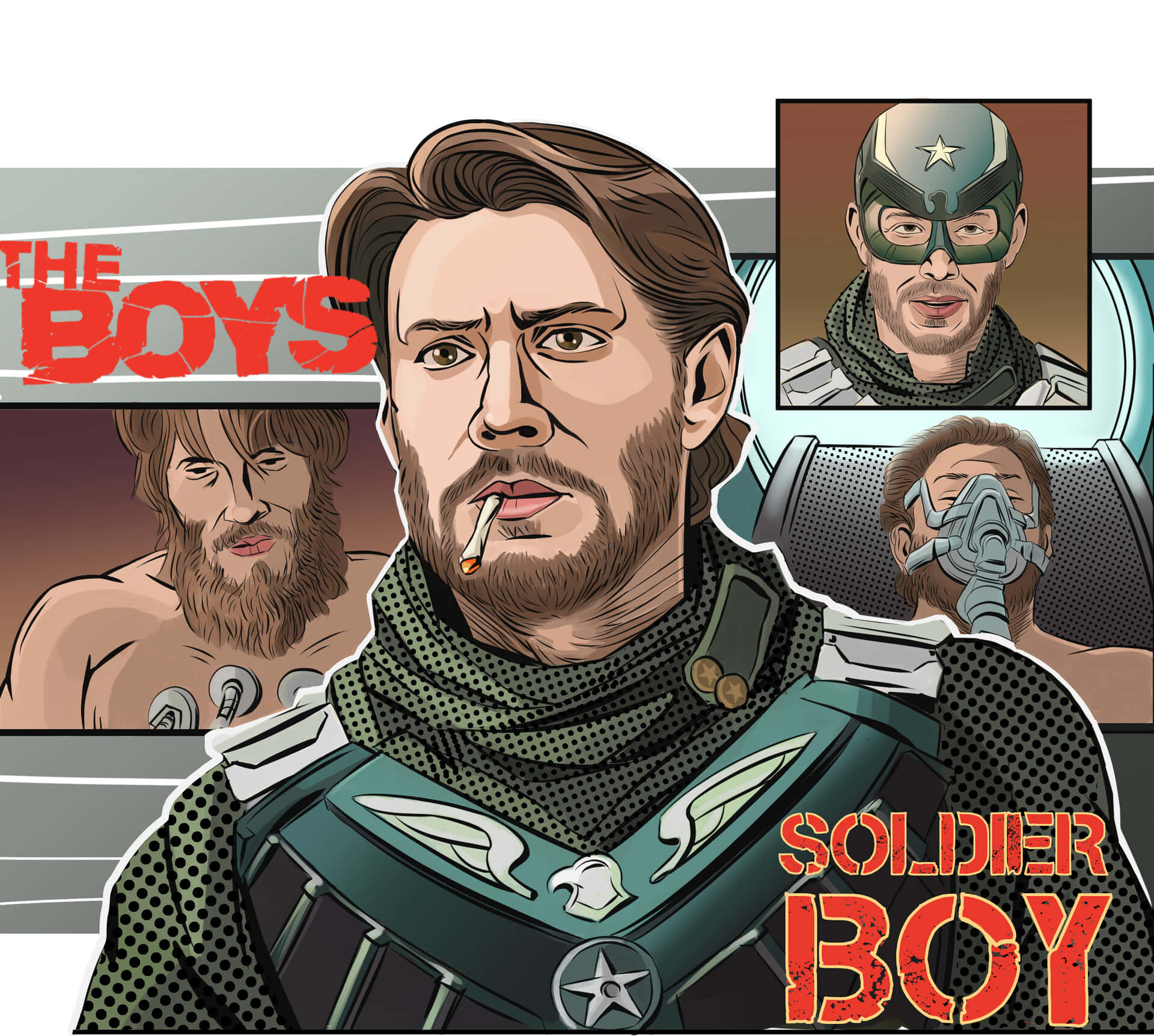 Soldier Boy The Boys Comic Art Pfp Wallpaper