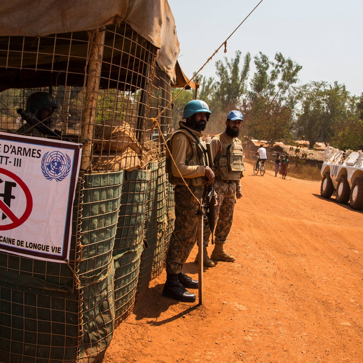 Soldier Camp In Central African Republic Picture