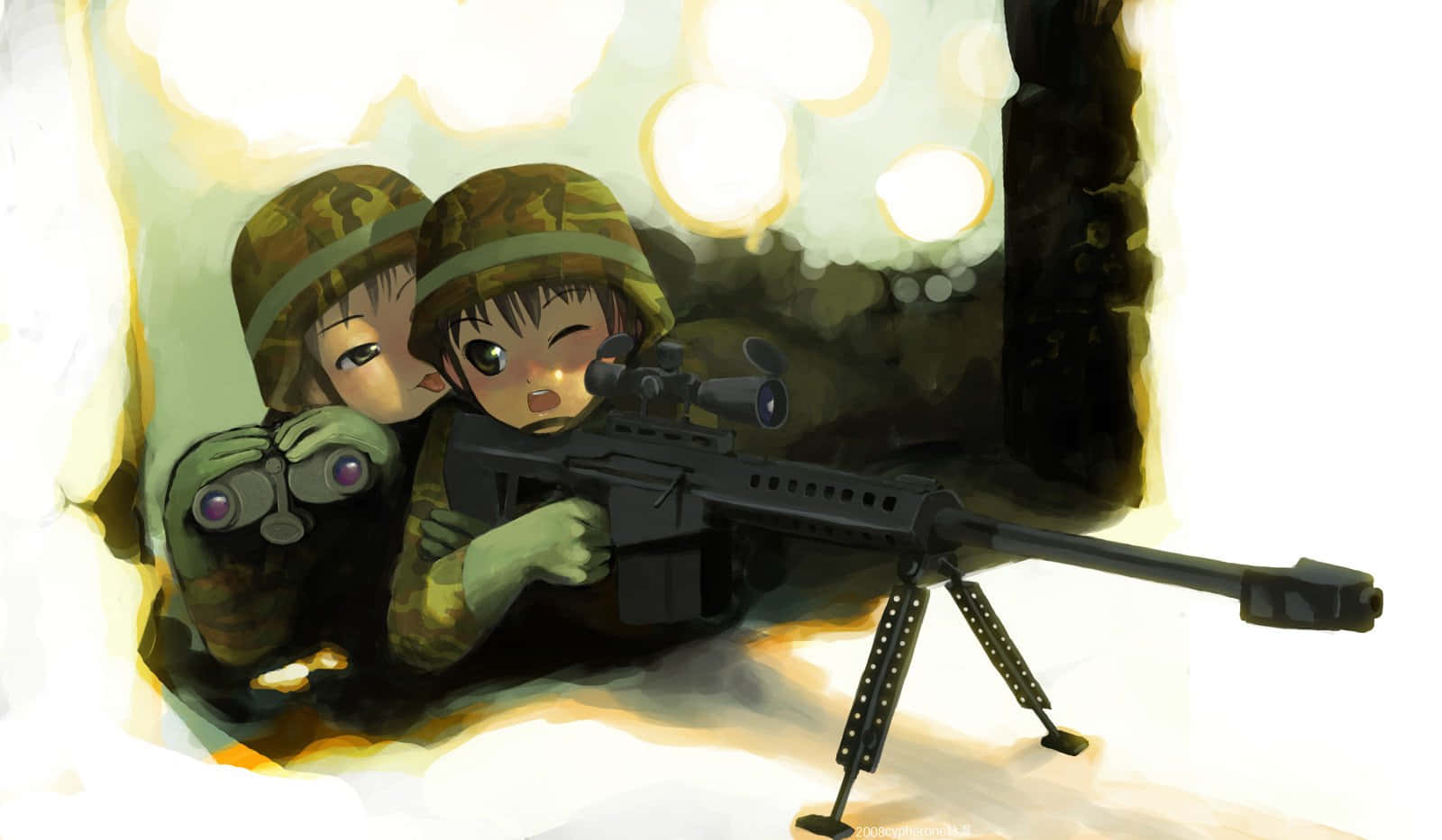 Premium Photo | Anime girl soldier in world war 2