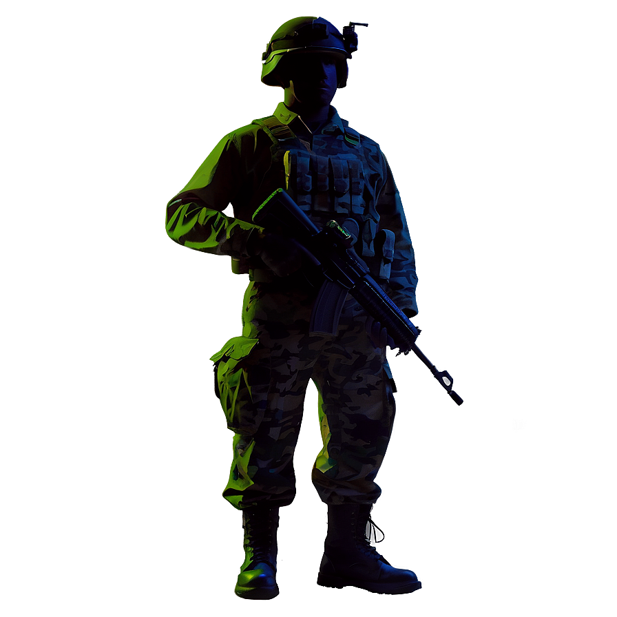 Download Soldier Silhouette Png 71 | Wallpapers.com