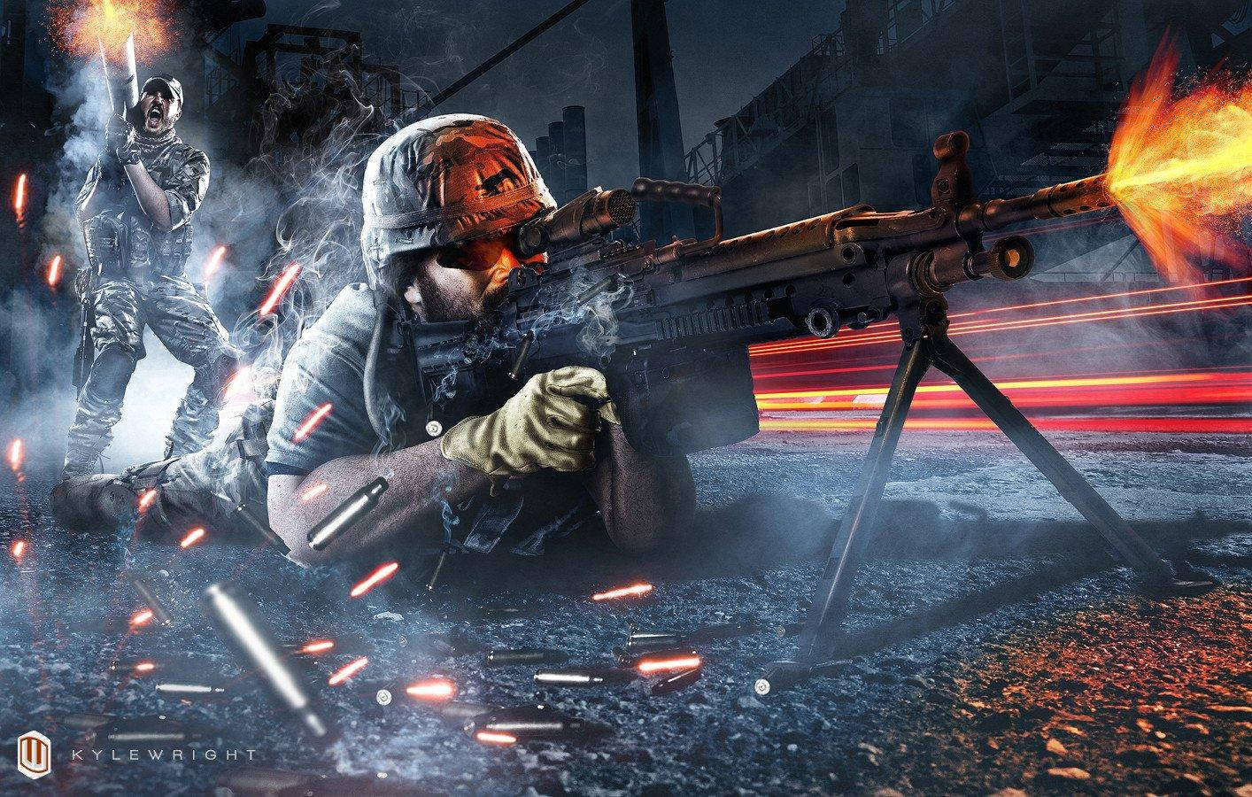 Soldier With Sniper Rifle Battlefield 3 Wallpaper