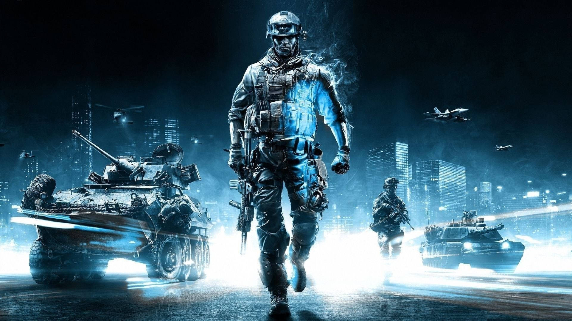 Soldiers In Battlefield 3 Live Gaming Wallpaper