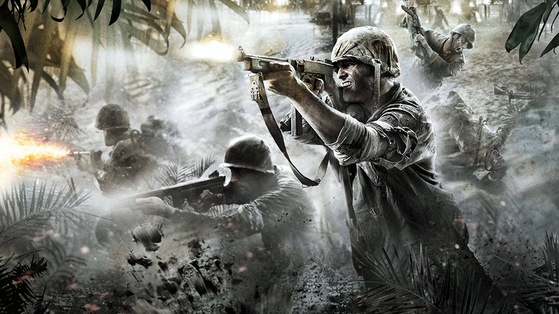 Brave Soldiers in War Wallpaper
