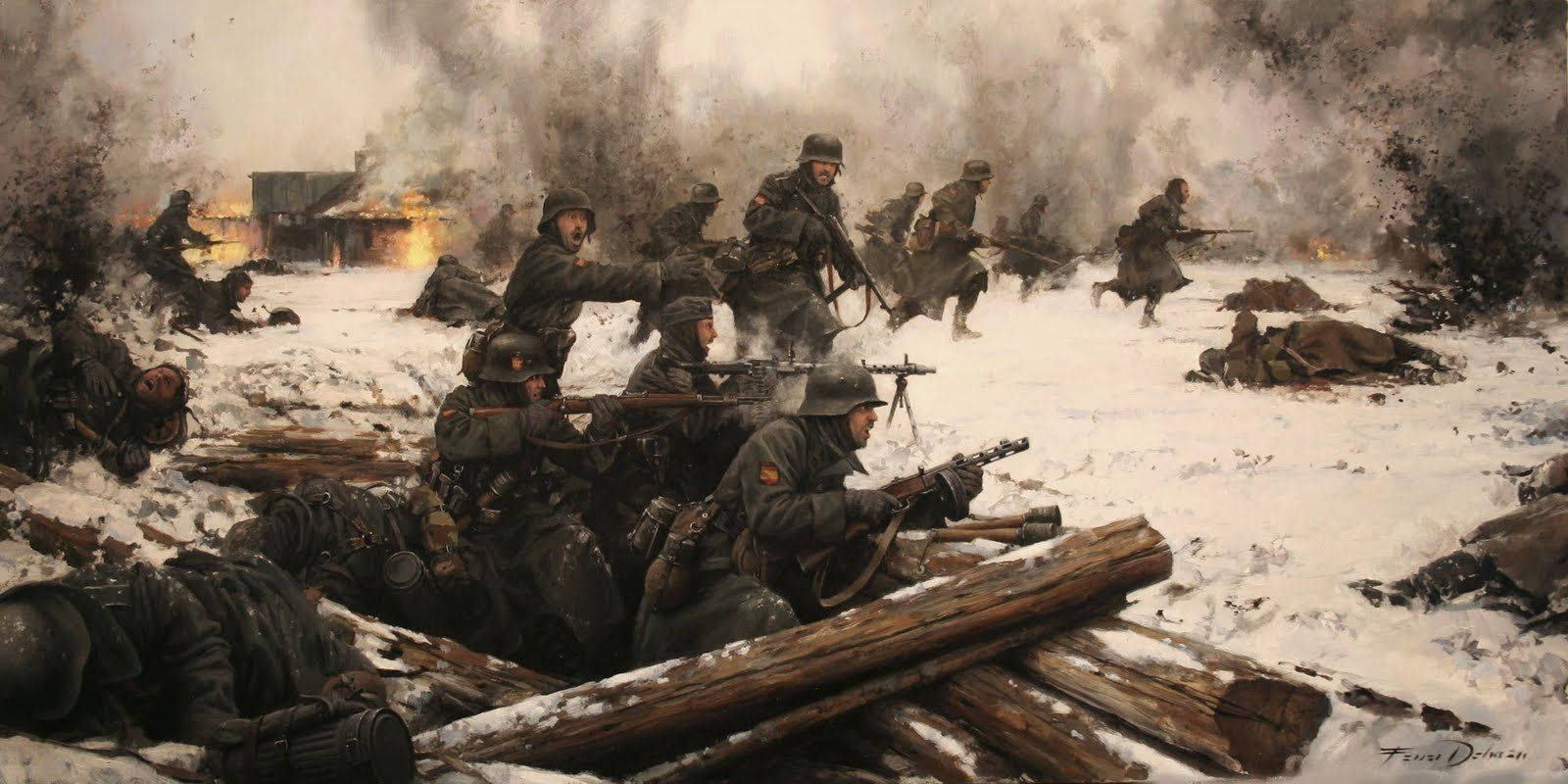 Soldiers In Winter War Wallpaper