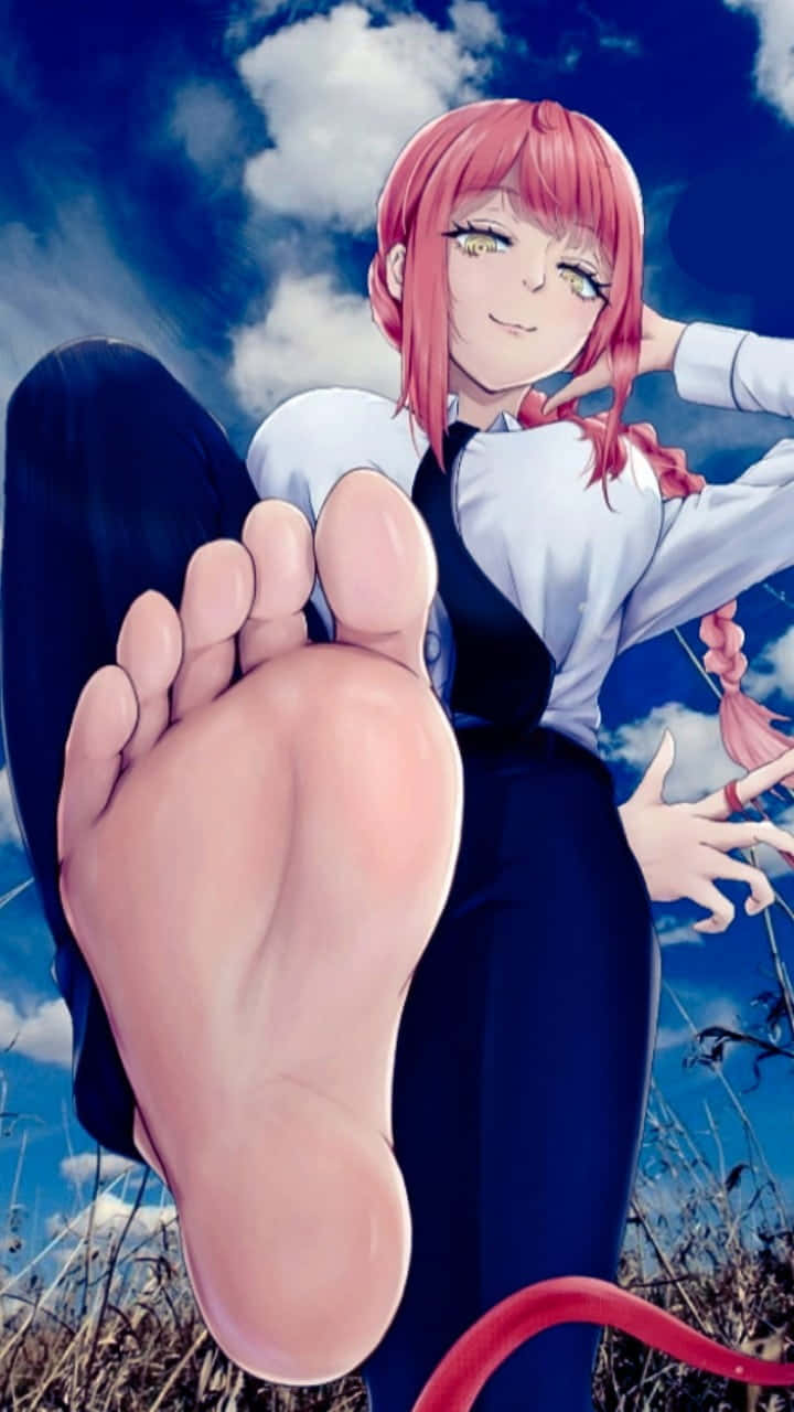 Sole Of Makima From Chainsaw Man Wallpaper