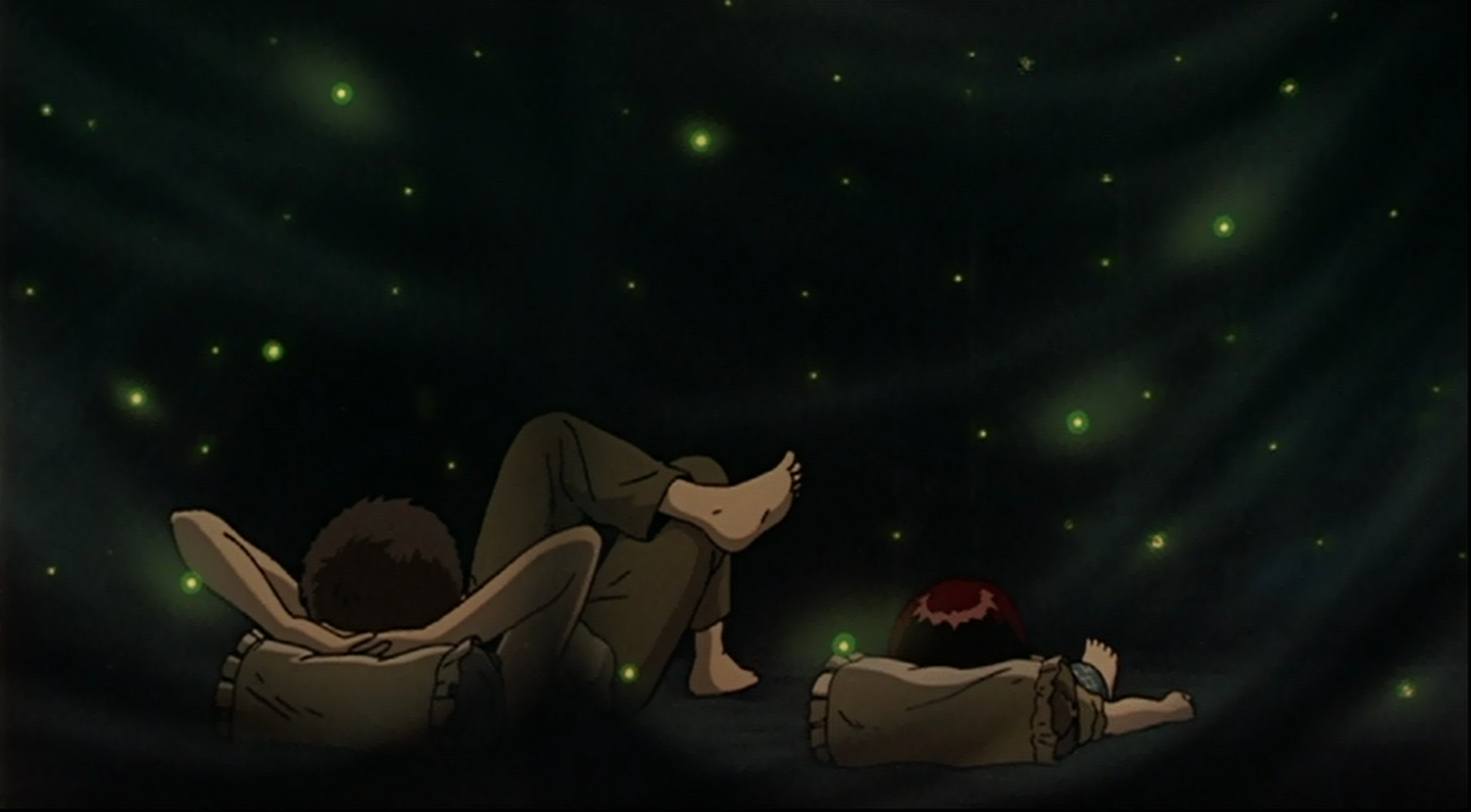 Solemn Remembrance - Grave Of The Fireflies Illustration