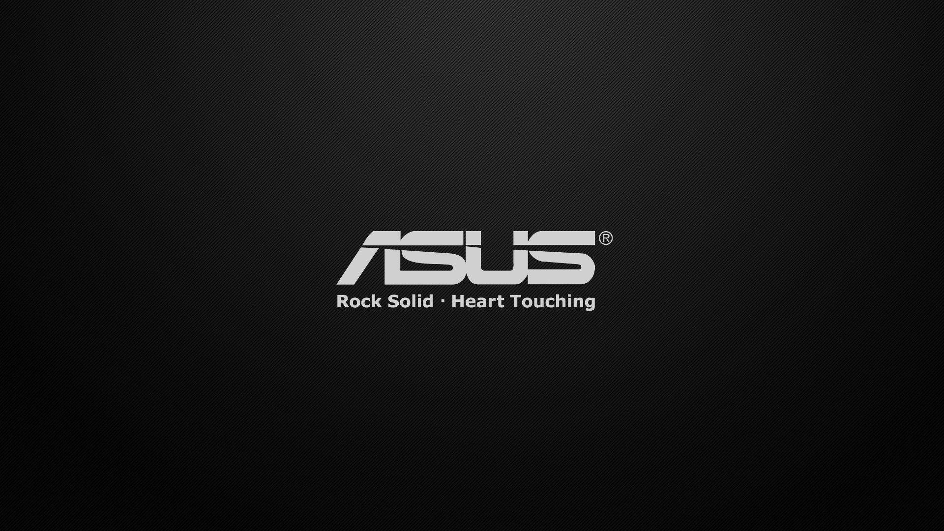 Solid Black 4k Asus Logo
