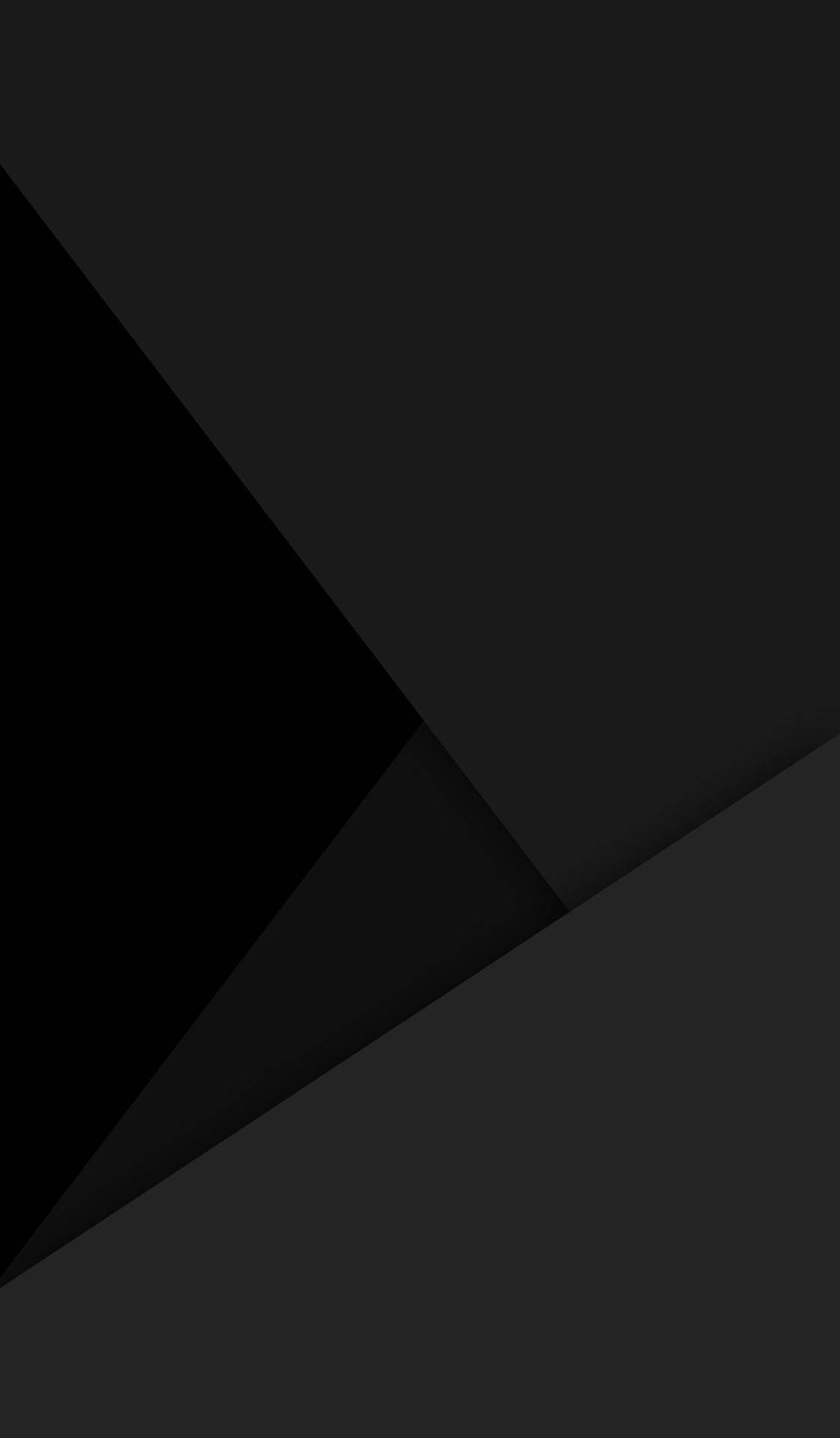 Solid Black 4k Geometric Shapes