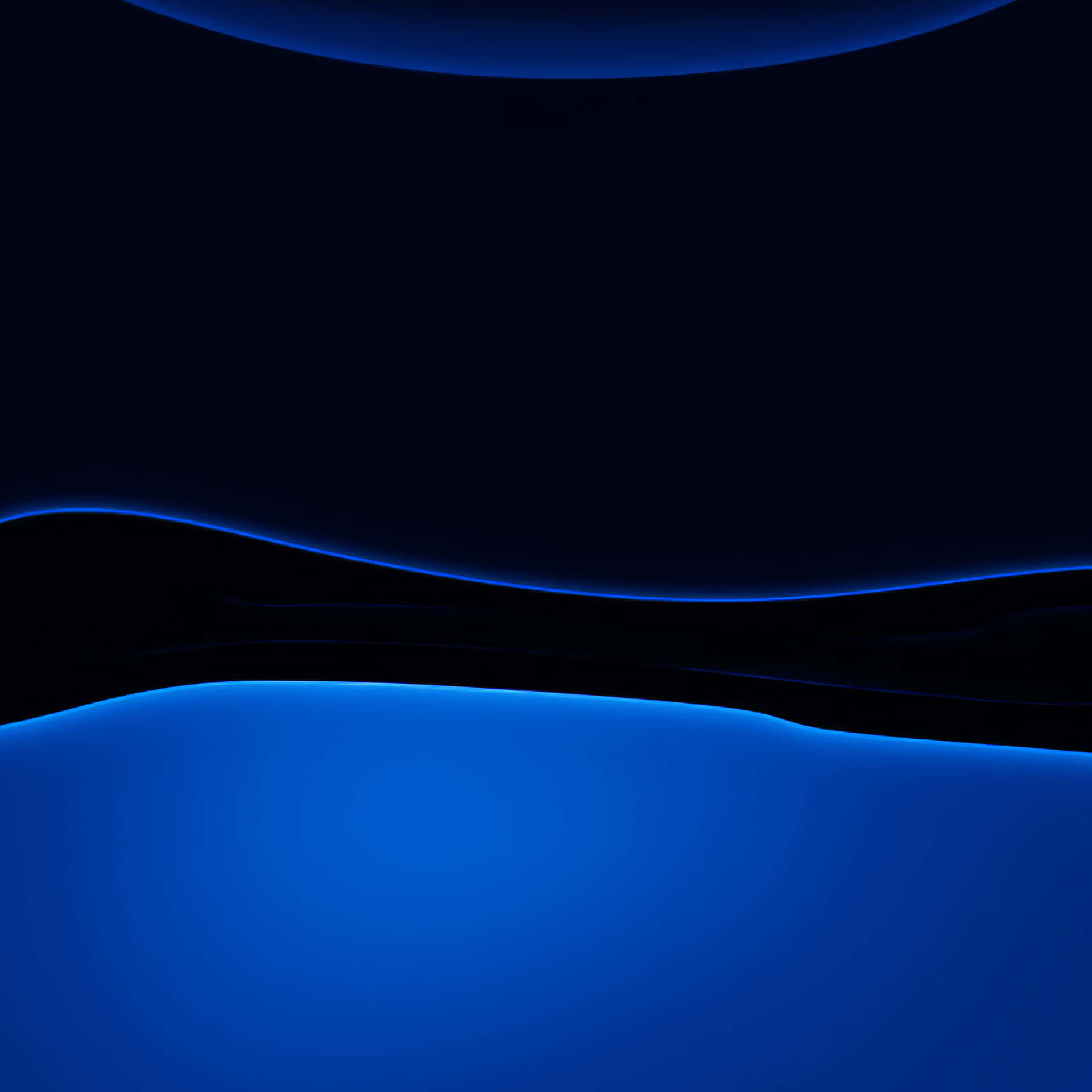 Wavy Dark Solid Blue Iphone Wallpaper