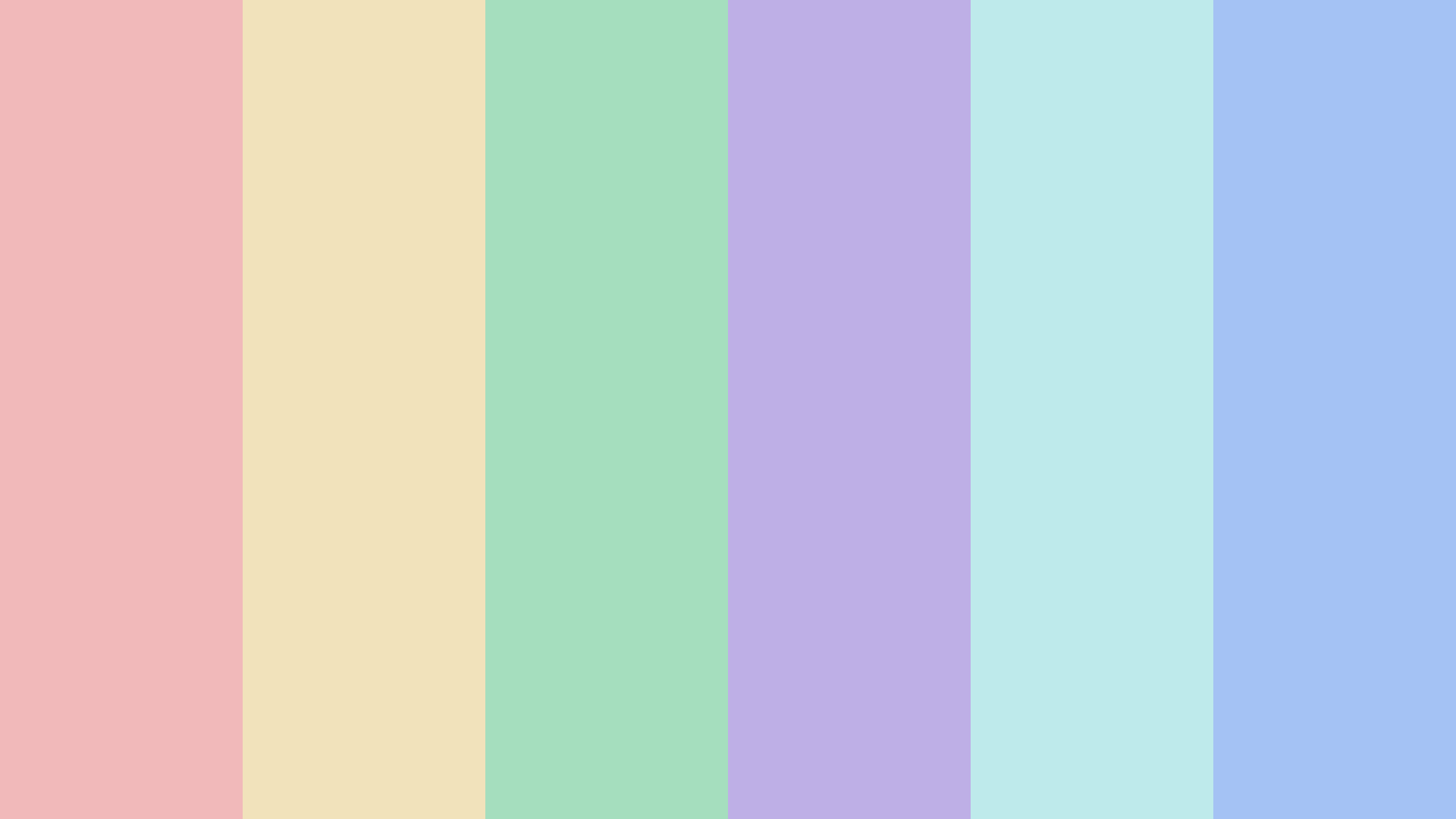 Solid Color Rainbow Palette Background