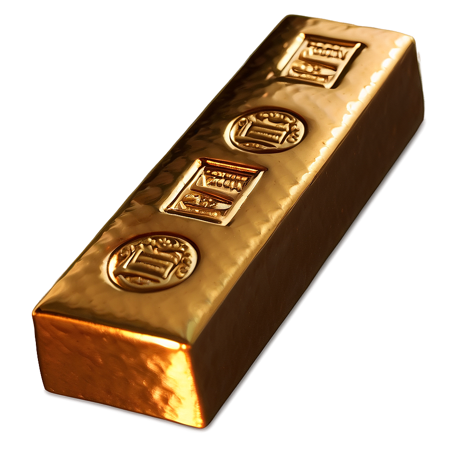 Solid Gold Brick Png Pew PNG