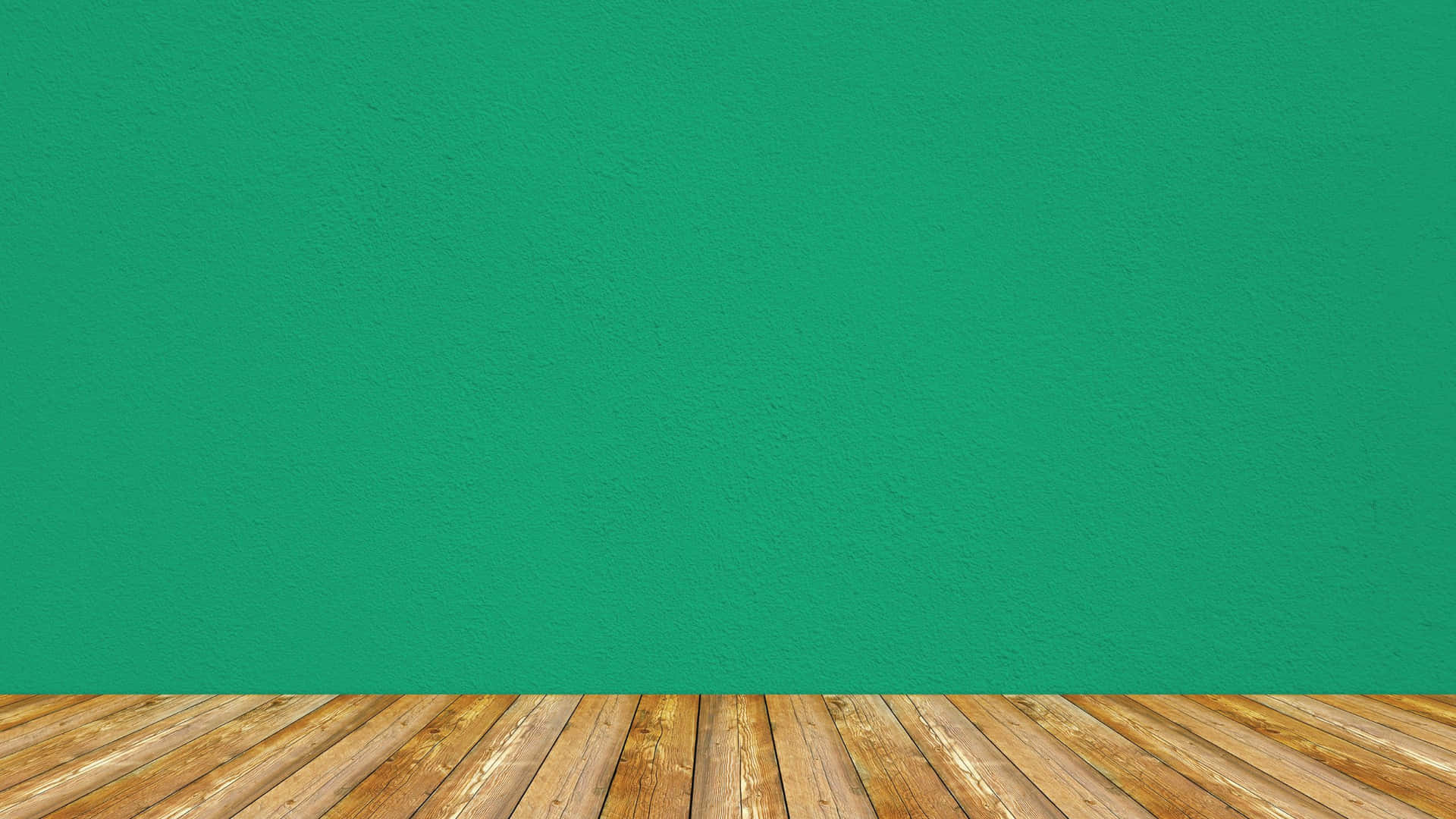 Solid Green Wall Wallpaper