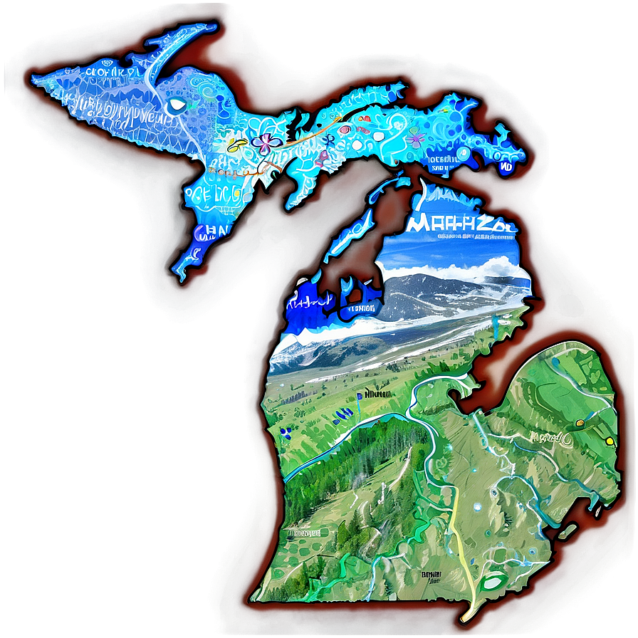Solid Michigan Framework Png 06262024 PNG