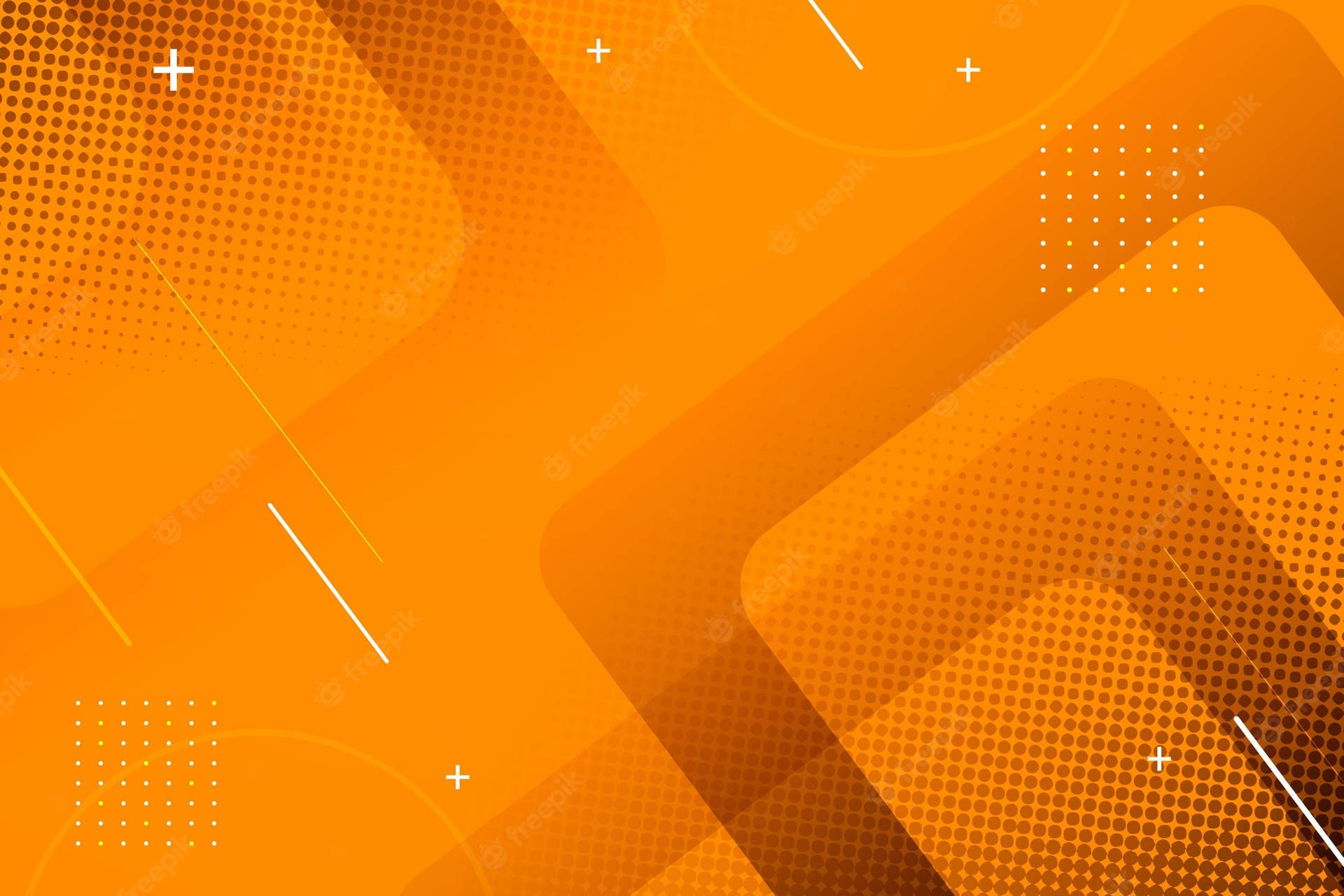 Solid Abstract Orange Wallpaper