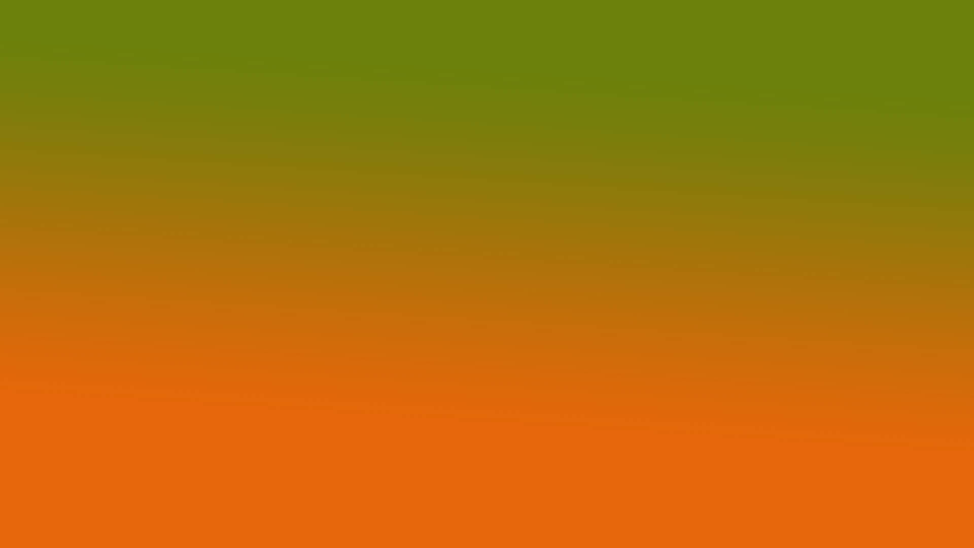 Solid Orange And Green Desktop Wallpaper