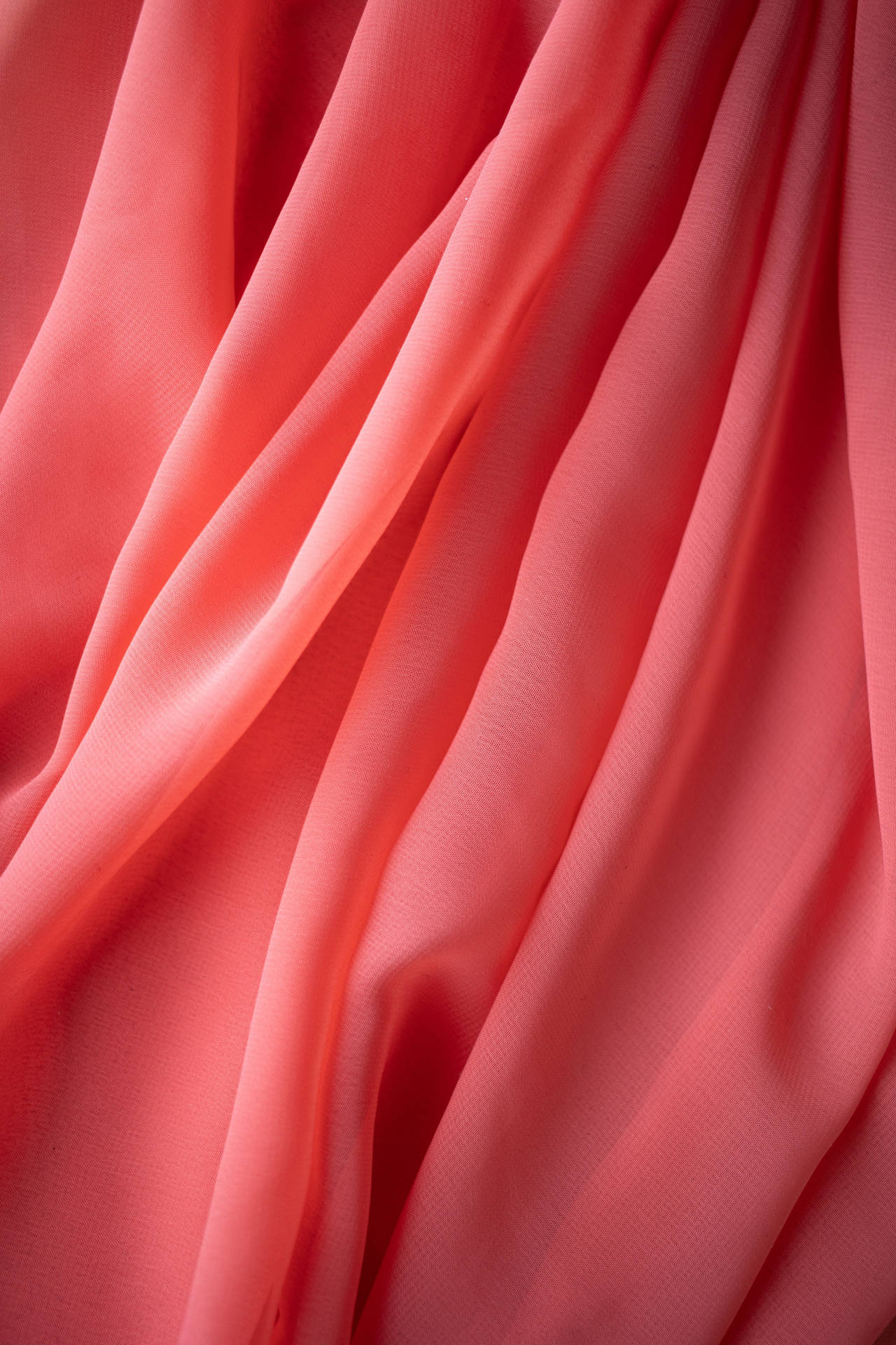 Solid Pastel Color Red Silk Wallpaper