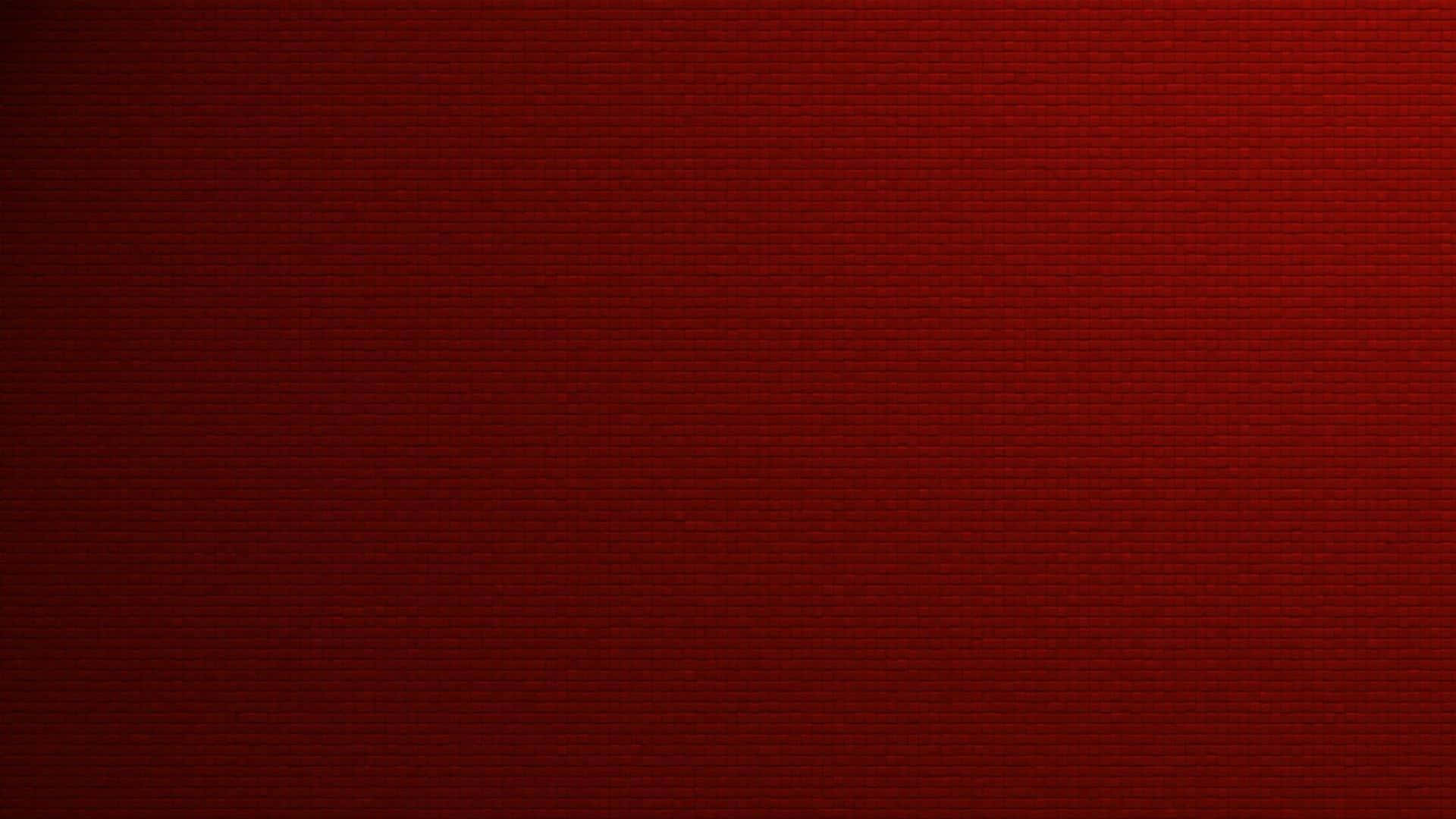 Enensfarvet Rød Baggrund På 1920 X 1080 Pixels.