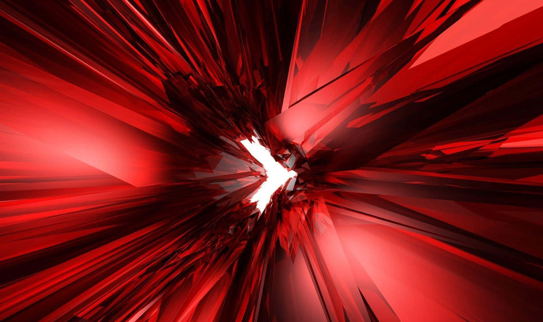 Solid Red Crystal Wallpaper