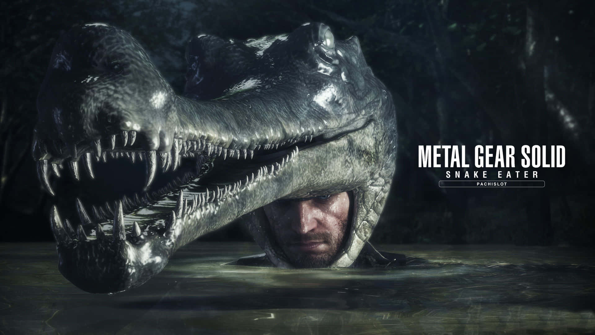 Solid Snake With Crocodile Head Wallpaper