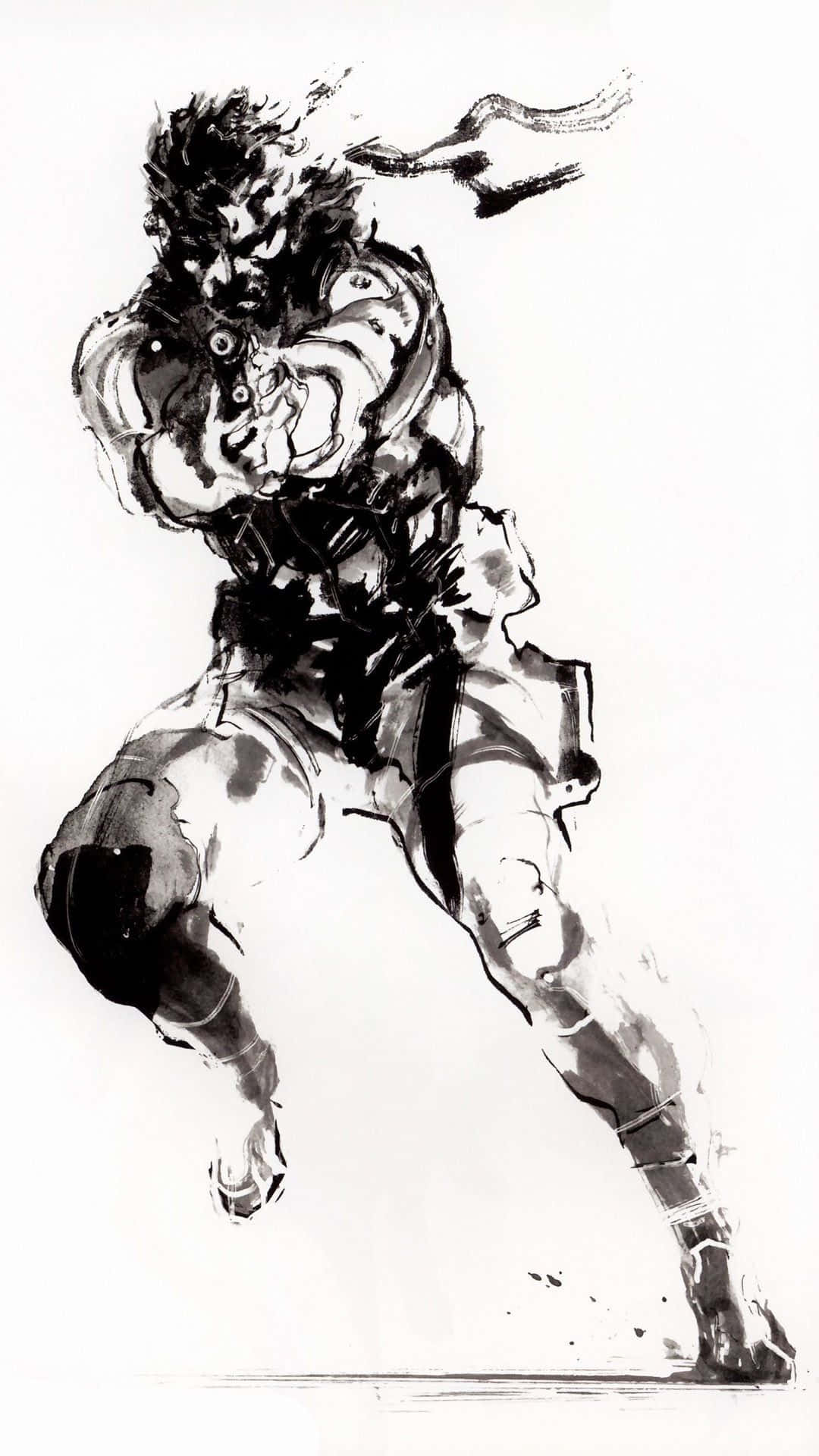 Solid Snake, the legendary video game hero Wallpaper