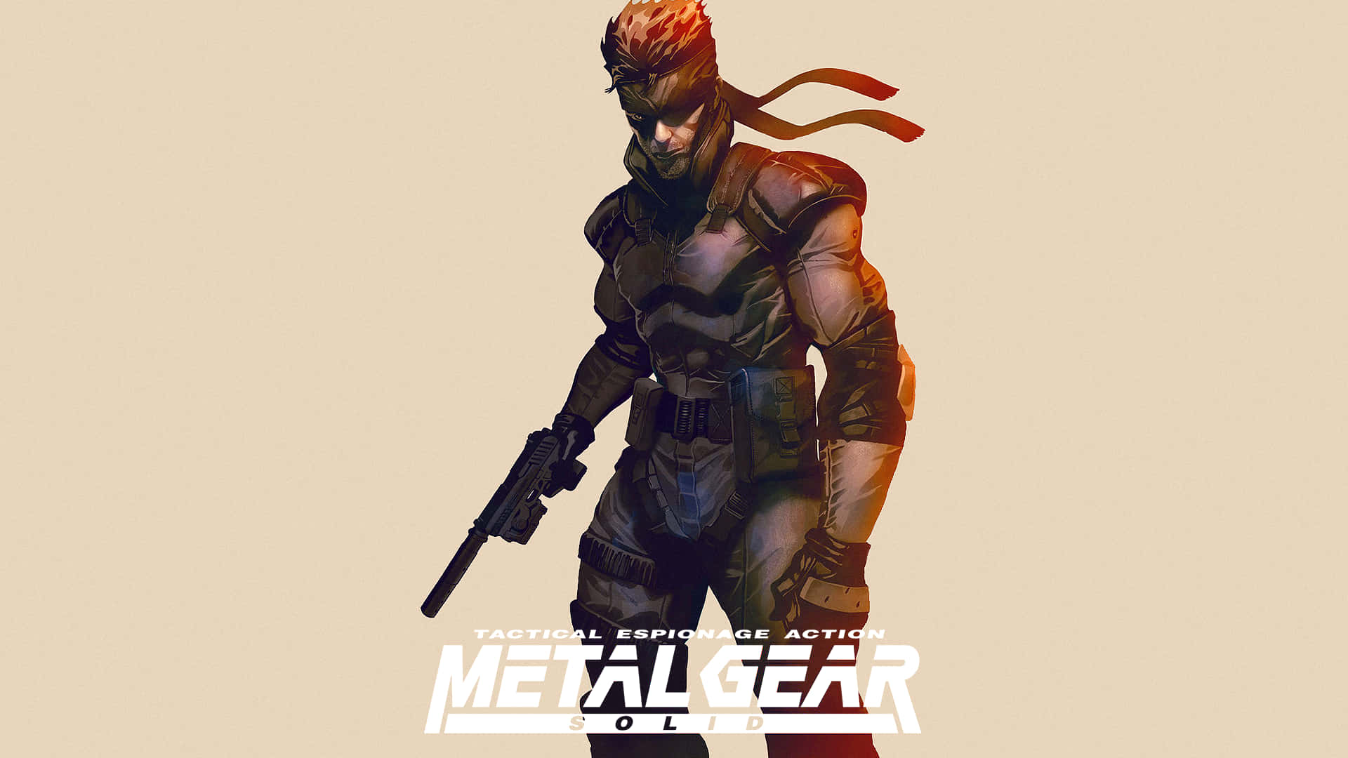 Battle-Ready Solid Snake - Metal Gear Solid Hero Wallpaper